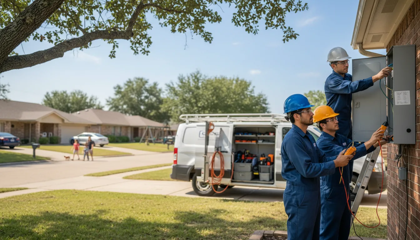 Certified electrician providing emergency electrical services in Manilla, IA